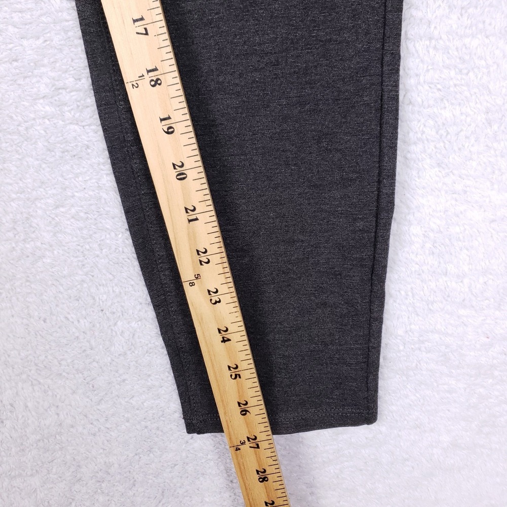 LC Lauren Conrad High Rise Ponte Super Skinny L Gray - Picture 6 of 12